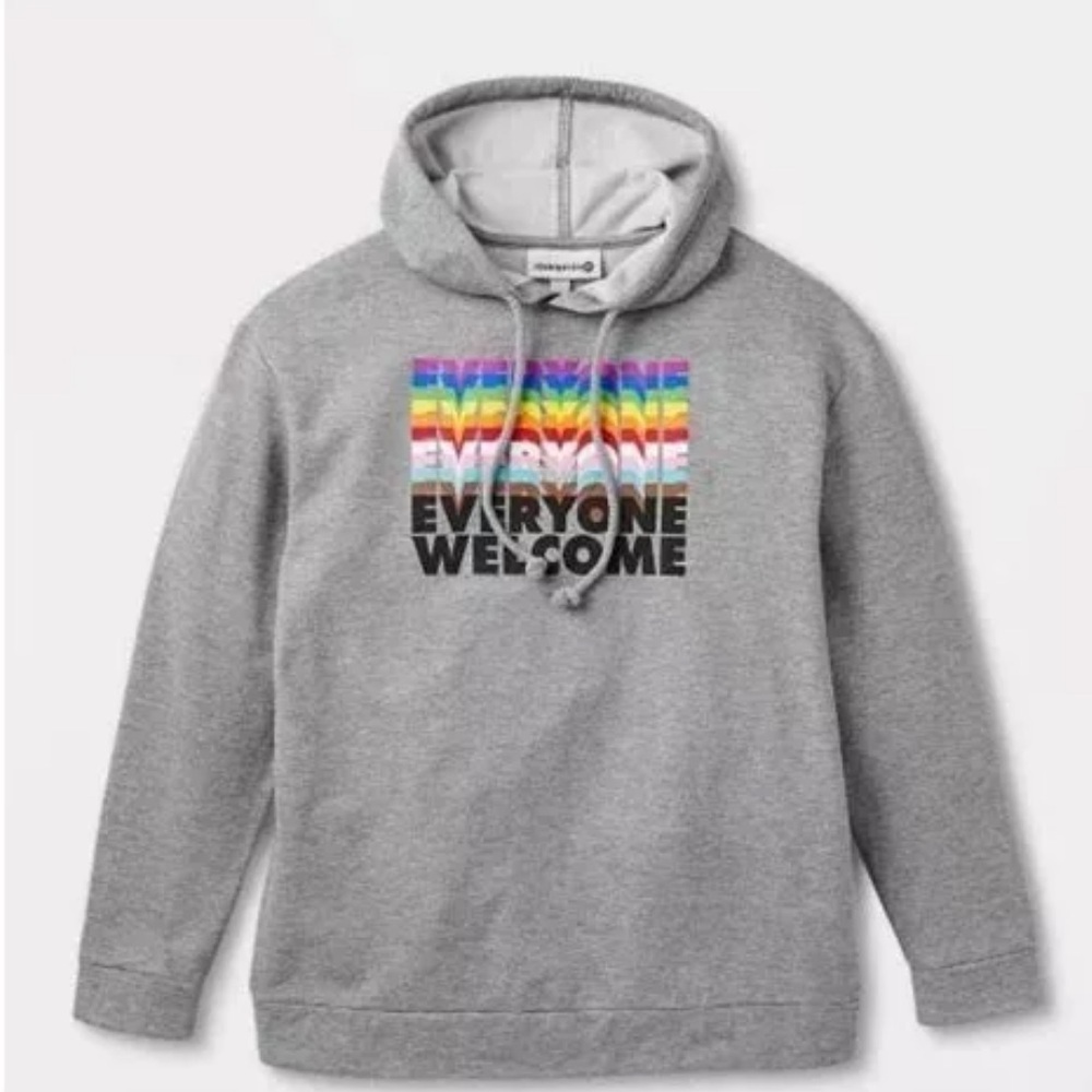 #takepride Adult General Sizing - Pride -Everyone Hoodie-Gray